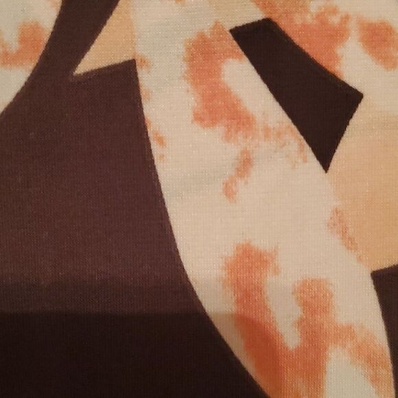 Susan Lawrence Women's Sleeveless Floral Leaf Print Top Size Med - Picture 4 of 8